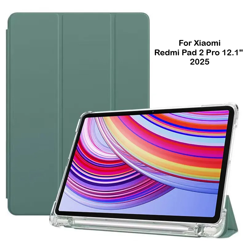 Poco Tablet Accessories - เคสใสพร้อมที่ใส่ปากกาสำหรับ Xiaomi Redmi Pad 2 Pro