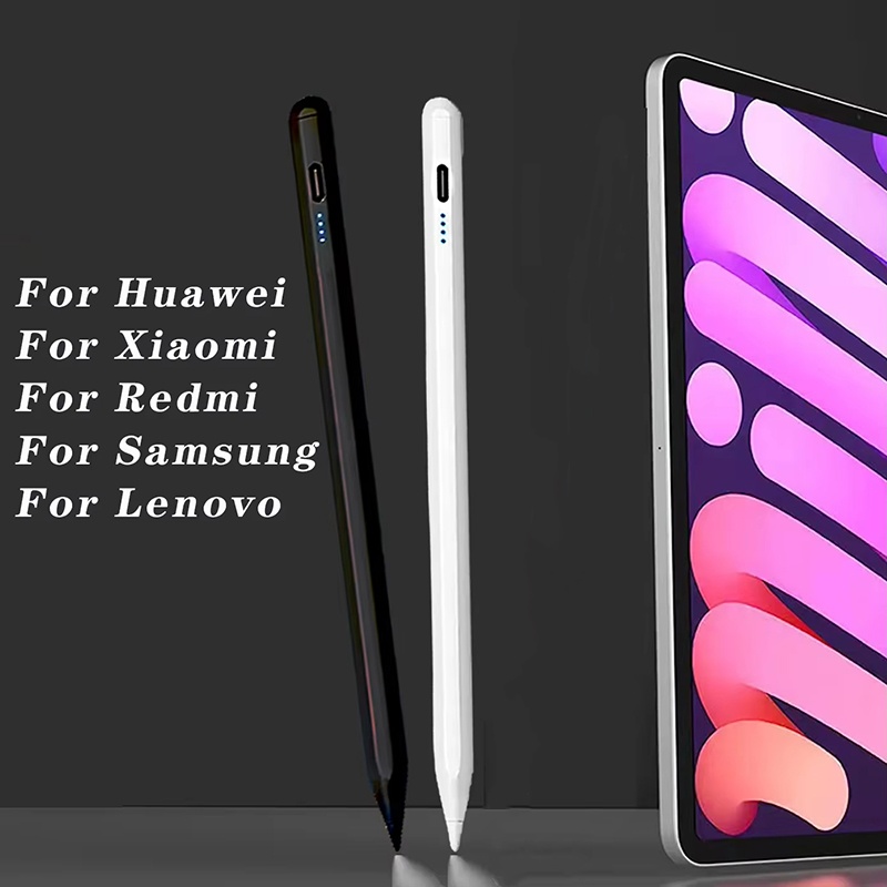 Ipad Pencil Stylus - ปากกาสไตลัสหน้าจอสัมผัสอเนกประสงค์ พร้อมแม่เหล็กดูดติด อุปกรณ์เสริมสำหรับแท็บเล็ต สำหรับ Huawei Xiaomi