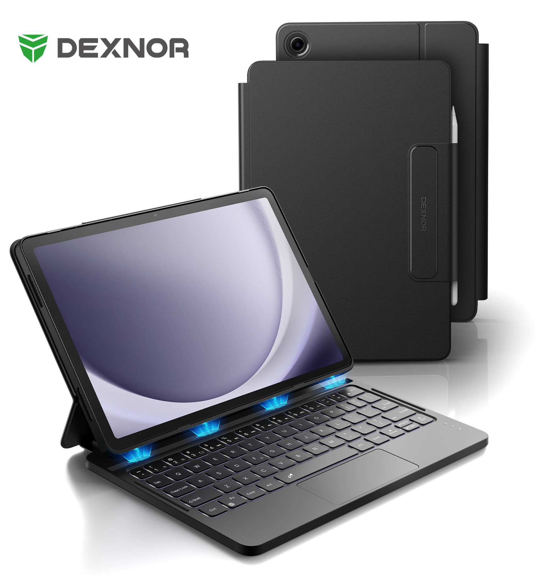 Tablet Accessories Samsung - เคสสำหรับ Samsung Galaxy Tab A9+Plus พร้อมคีย์บอร์ดแม่เหล็กน้ำหนักเบาพิเศษ