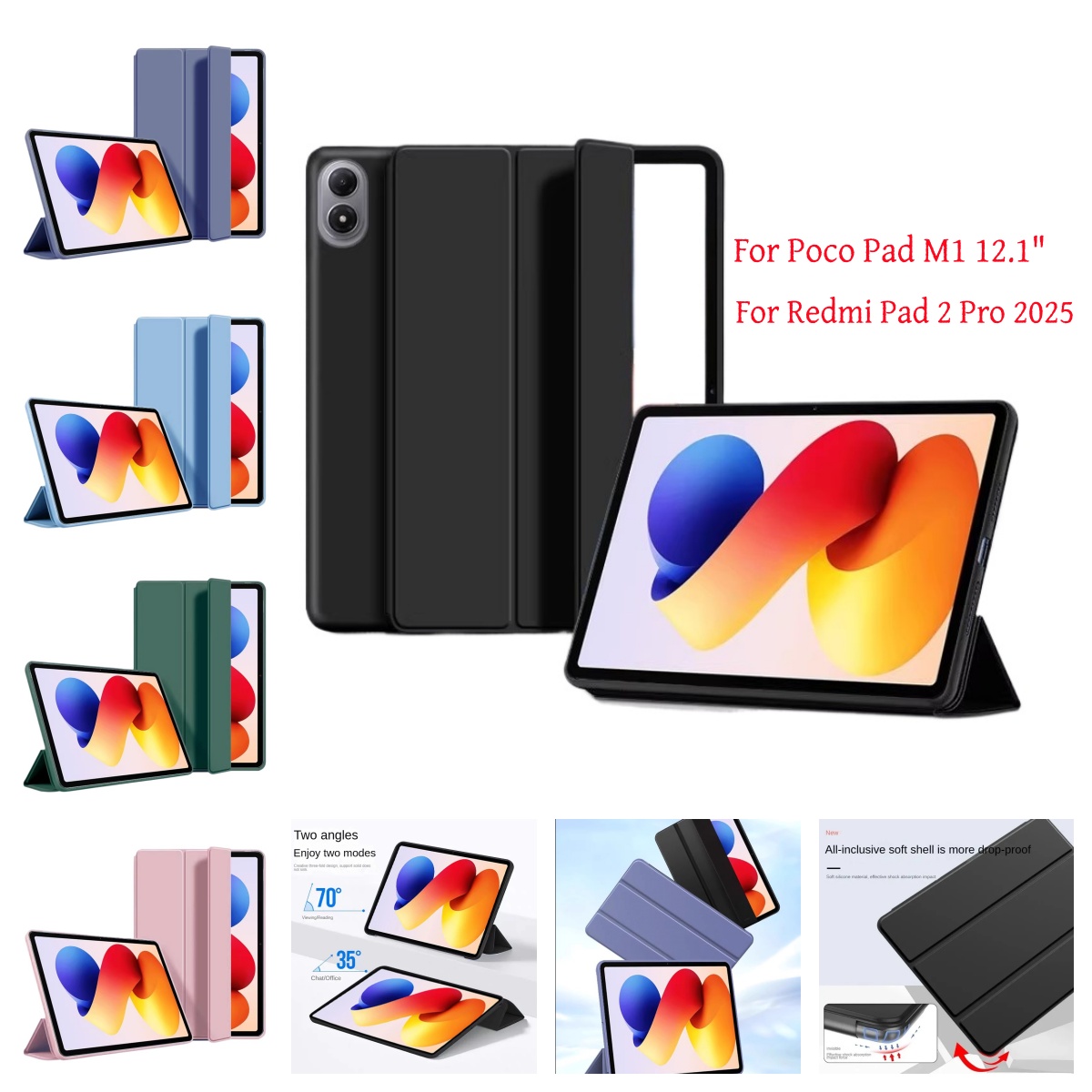Poco Tablet Accessories - เคสสำหรับ Poco Pad M1 12.1 นิ้ว