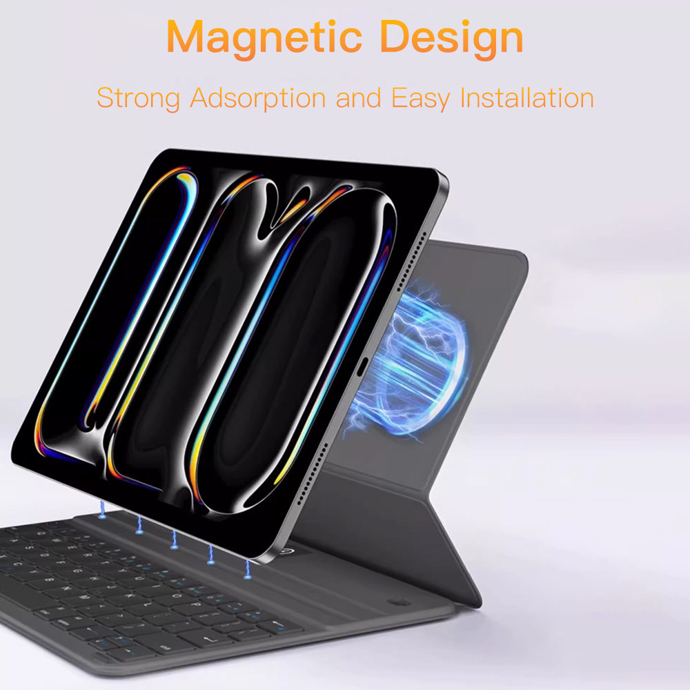 เมจิกคีย์บอร์ดแม่เหล็กสำหรับไอ - Tablet Keyboard Case บทวิจารณ์และราคา