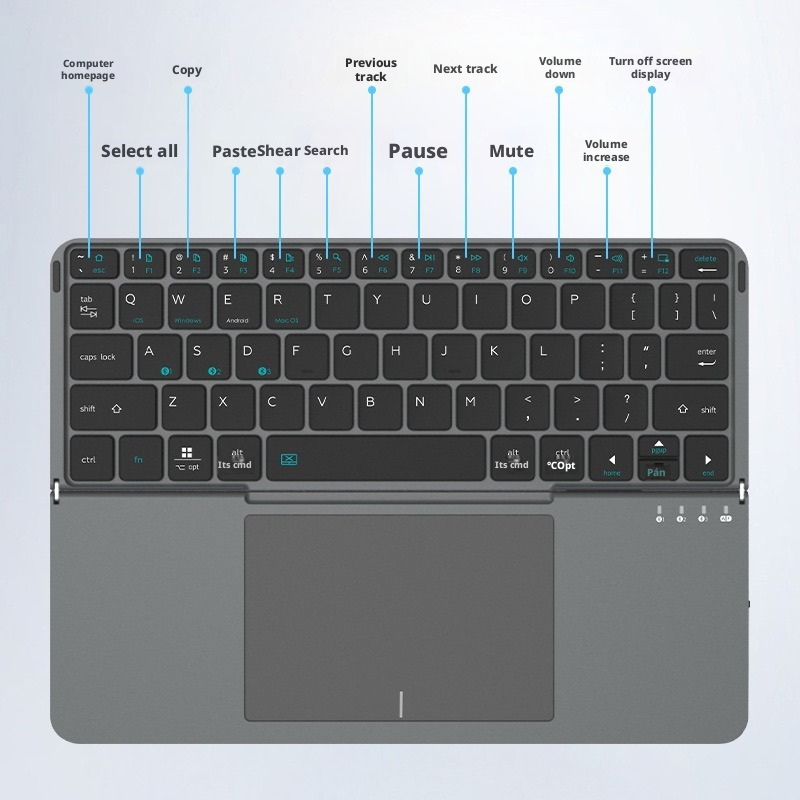 Ibox 11 คีย์บอร์ดพับได้สำหรับแ - Tablet Keyboard Case บทวิจารณ์และราคา