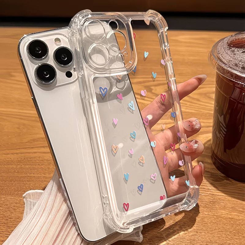 เคสโทรศัพท์ใสลายหัวใจหลากสี สำ - Apple Iphone 16 บทวิจารณ์และราคา