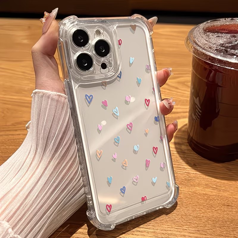 เคสโทรศัพท์ใสลายหัวใจหลากสี สำ - Apple Iphone 16 บทวิจารณ์และราคา