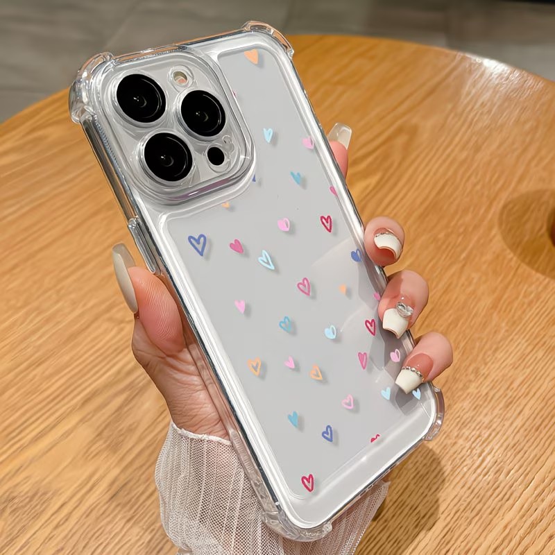 เคสโทรศัพท์ใสลายหัวใจหลากสี สำ - Apple Iphone 16 บทวิจารณ์และราคา